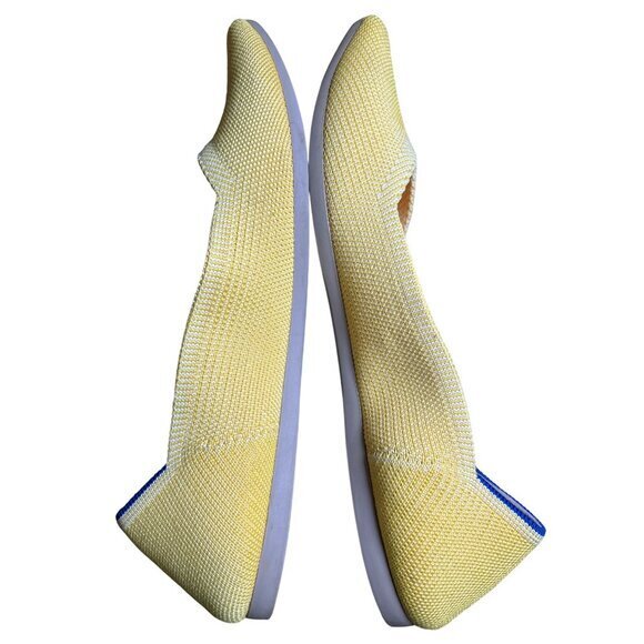 Rothy's The Point Shoe Size 8.5 Sunshine Yellow Retired Minimalist Office NWOB - Picture 7 of 10